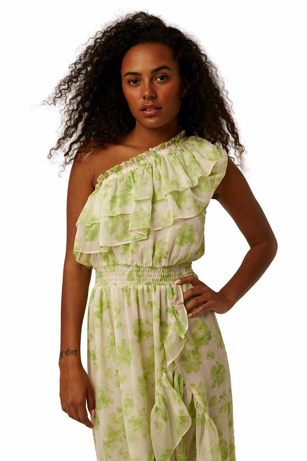 Rumi Dress Honeydew Blossom